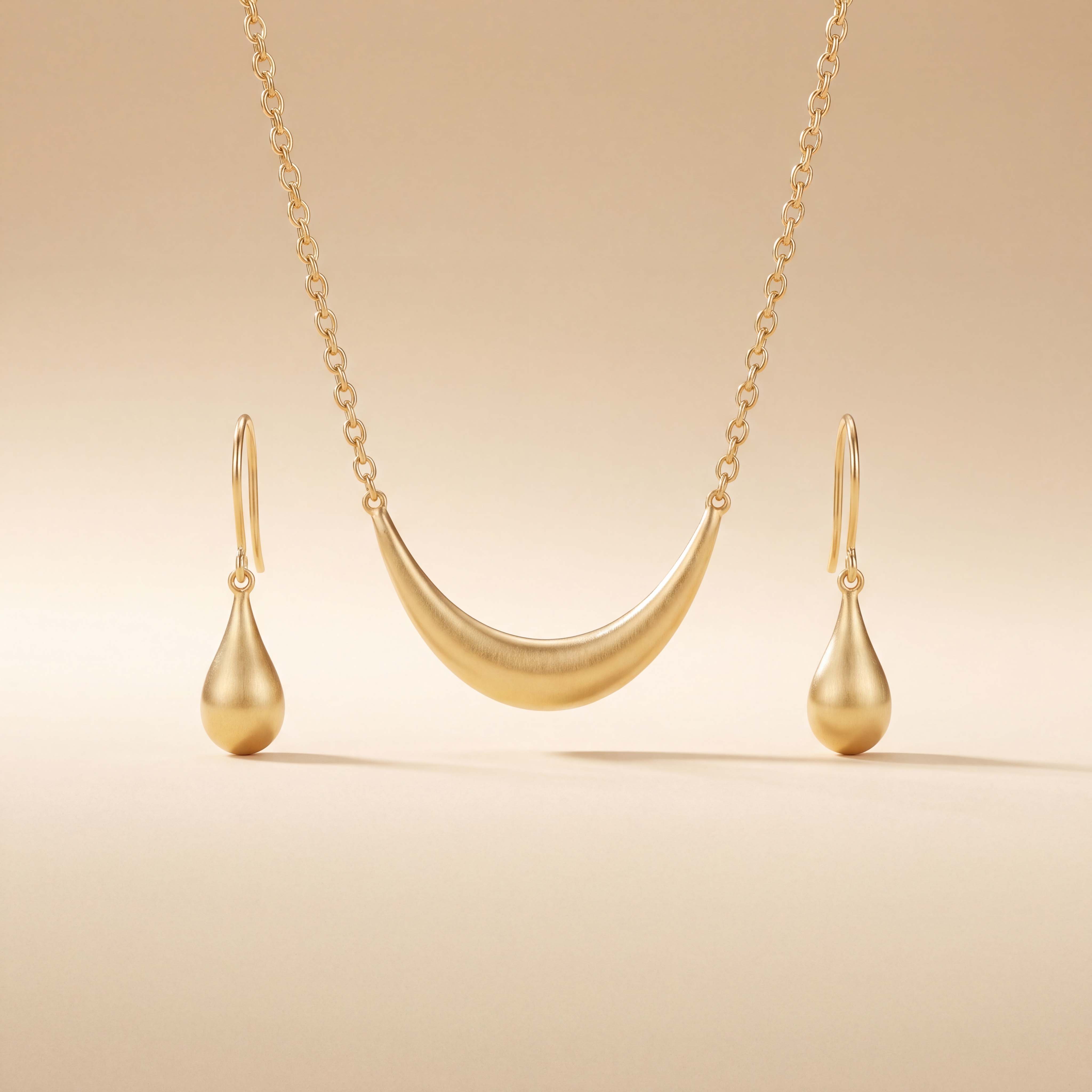 Necklace and earring